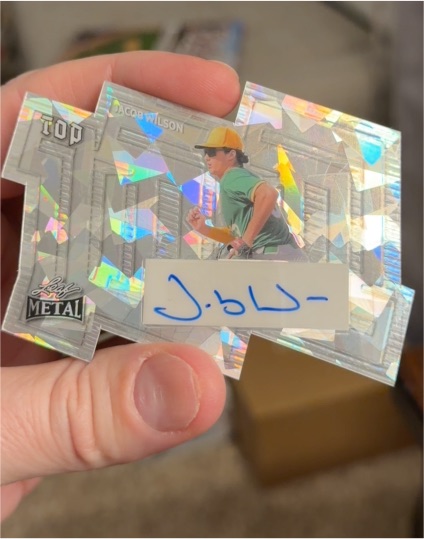 2024 Leaf Metal Top 100 Die Cut Jacob Wilson — front