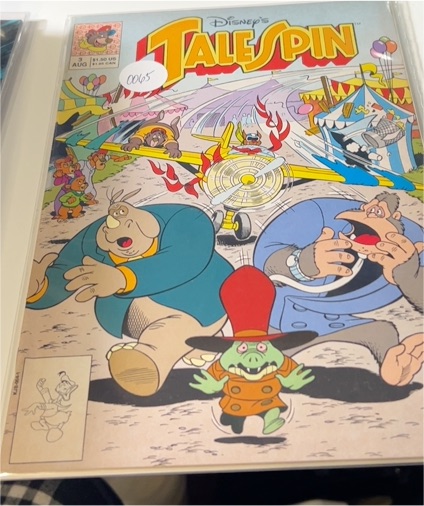 Disney's Tale Spin #3 W.D. Walt Disney Publications August 1991 — front