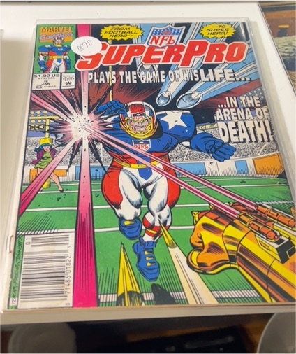 NFL Superpro #4 (1992) Marvel Comics — front