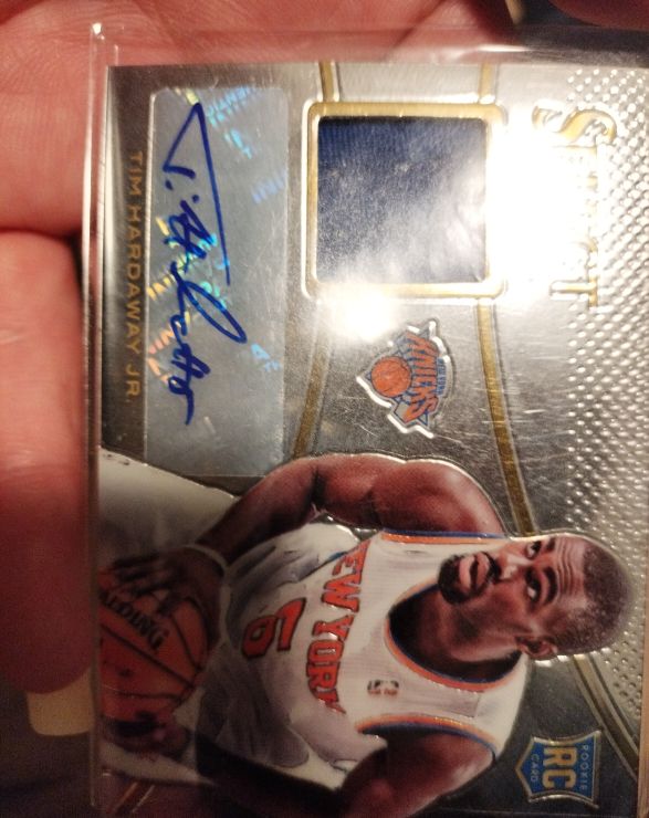 2020 Panini Tim Hardaway Jr. Rookie Patch Autograph — front