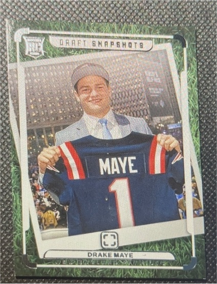 2024 Panini Photogenic Draft Snapshots #5 Drake Maye — front