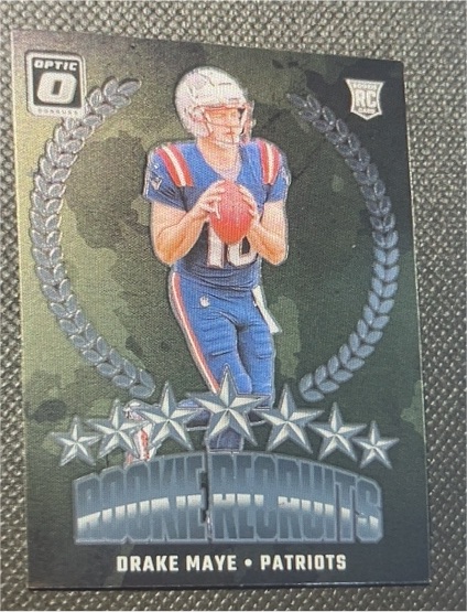 2024 Panini Donruss Optic #5 Drake Maye Rookie Recruits — front