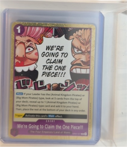 2024 One Piece Card Game OP07-077 We're Going to Claim the One Piece!!! — front