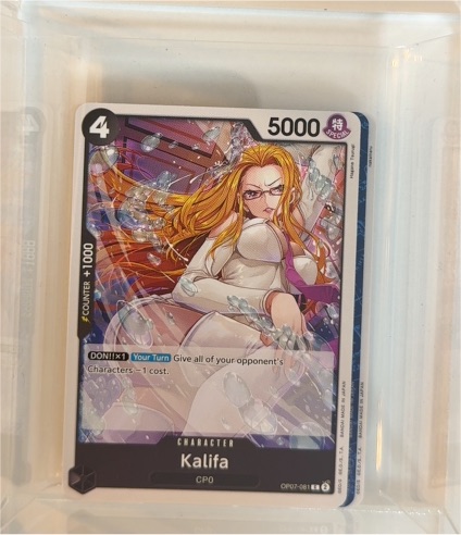 One Piece Card Game OP07-081 Kalifa — front