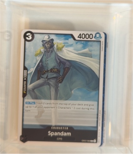 One Piece TCG OP07-086 Spandam 500 Years in the Future — front