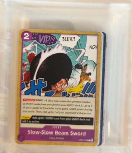 2024 One Piece 500 Years in the Future #OP07-076 Slow-Slow Beam Sword — front
