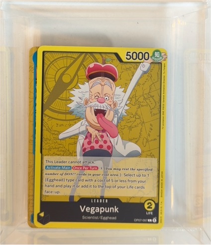 One Piece Card Game OP07-097 Vegapunk Leader 500 Years in the Future — front