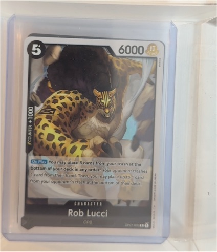 2024 One Piece TCG OP07-093 Rob Lucci — front
