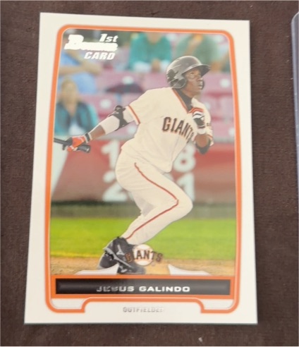 2012 Bowman Prospects #BP16 Jesus Galindo — front