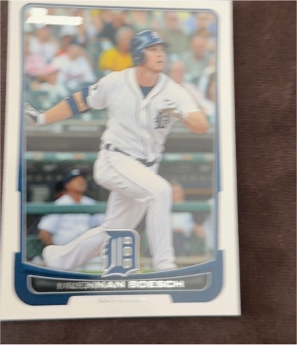 2012 Bowman #5 Brennan Boesch — front