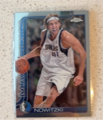 2025-26 Topps Chrome #246 Dirk Nowitzki — front