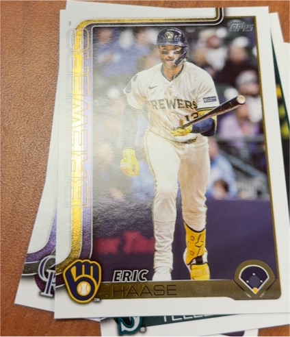 2025 Topps Update #US30 Eric Haase — front