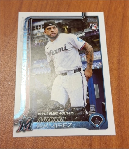 2025 Topps Update #US332 Agustin Ramirez — front