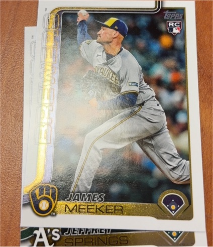 2025 Topps Update #US326 James Meeker — front