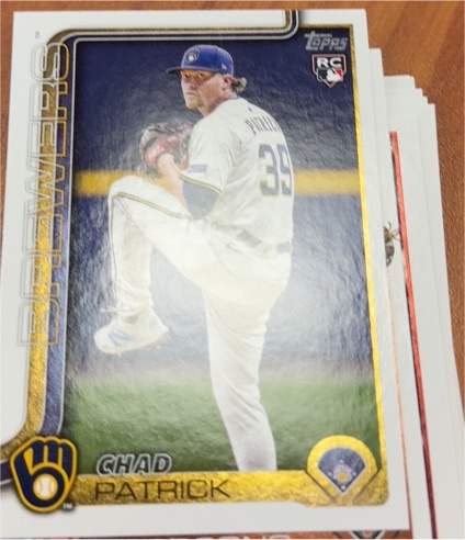 2025 Topps Update #US307 Chad Patrick — front