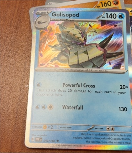 2023 Pokémon TCG Paradox Rift #049 Golisopod — front