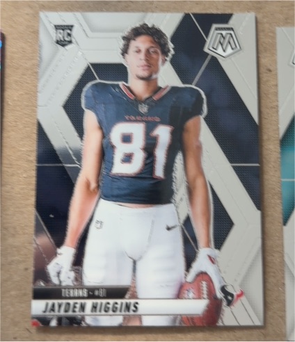 2025 Panini Mosaic #286 Jayden Higgins — front