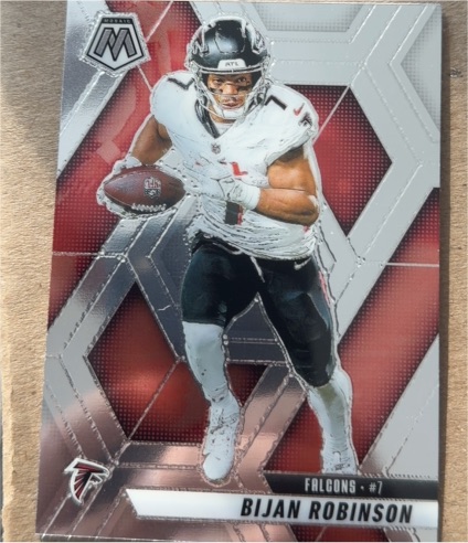 2025 Panini Mosaic #166 Bijan Robinson — front