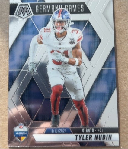2025 Panini Mosaic Germany Games #261 Tyler Nubin — front