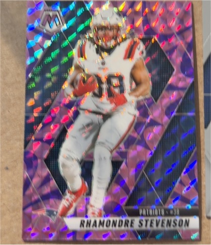 2025 Panini Mosaic #196 Rhamondre Stevenson — front