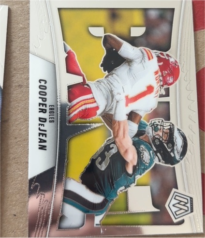 2025 Panini Mosaic Bang! #9 Cooper DeJean — front
