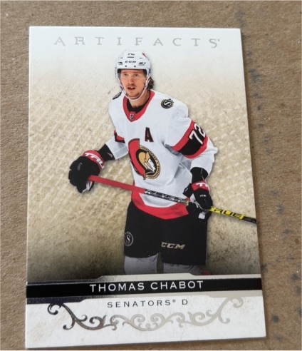 2021-22 Upper Deck Artifacts #98 Thomas Chabot — front