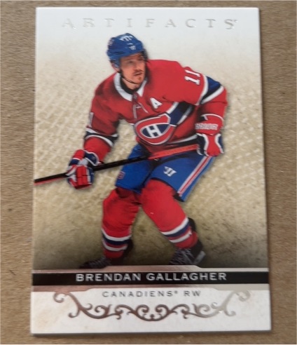 2021-22 Upper Deck Artifacts #64 Brendan Gallagher — front