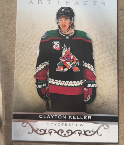 2021-22 Upper Deck Artifacts #88 Clayton Keller — front