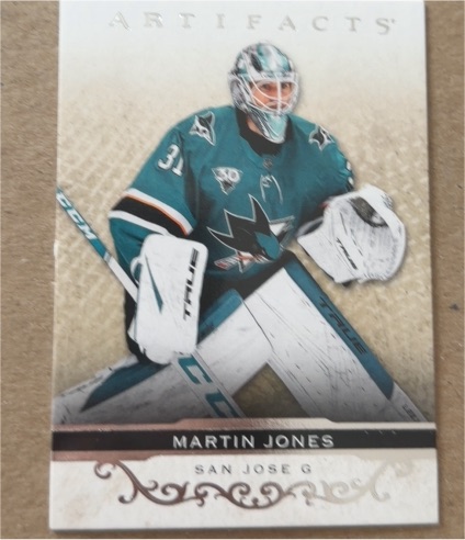 2021-22 Upper Deck Artifacts #53 Martin Jones — front