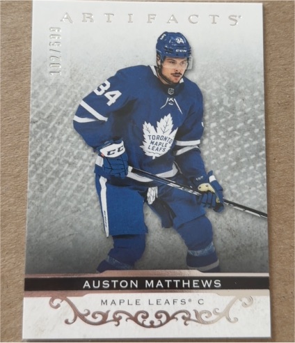 2021-22 Upper Deck Artifacts #105 Auston Matthews — front