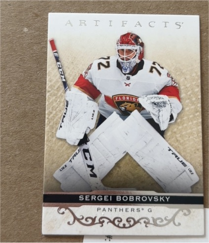 2021-22 Upper Deck Artifacts #65 Sergei Bobrovsky — front