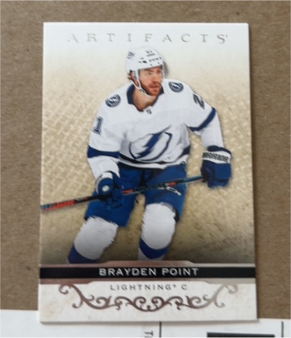 2021-22 Upper Deck Artifacts #86 Brayden Point — front