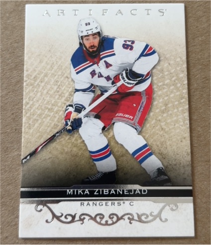 2021-22 Upper Deck Artifacts #69 Mika Zibanejad — front