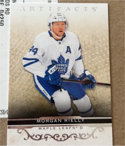 2021-22 Upper Deck Artifacts #100 Morgan Rielly — front