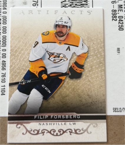 2021-22 Upper Deck Artifacts #99 Filip Forsberg — front