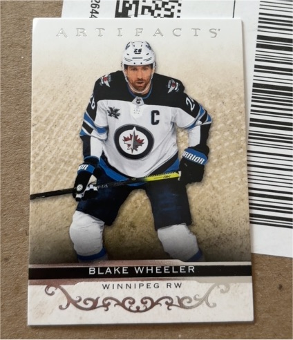 2021-22 Upper Deck Artifacts #45 Blake Wheeler — front