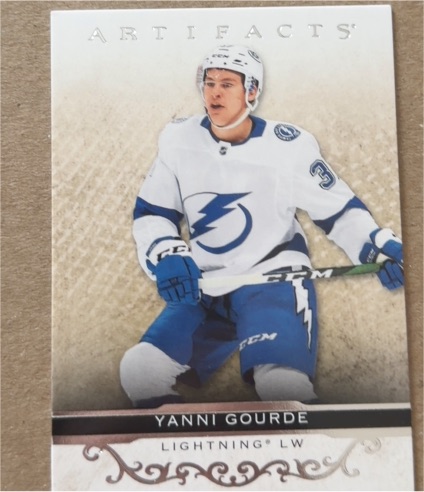 2021-22 Upper Deck Artifacts #24 Yanni Gourde — front