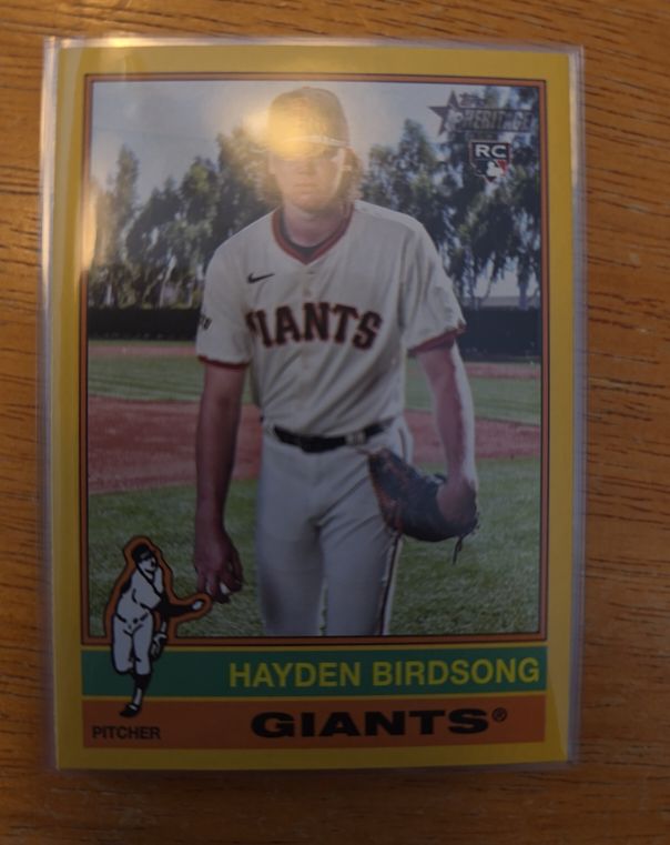 2025 Topps Heritage #324 Hayden Birdsong — front
