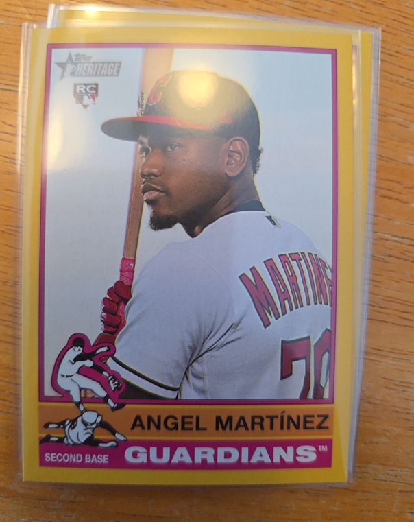 2025 Topps Heritage #338 Angel Martinez — front