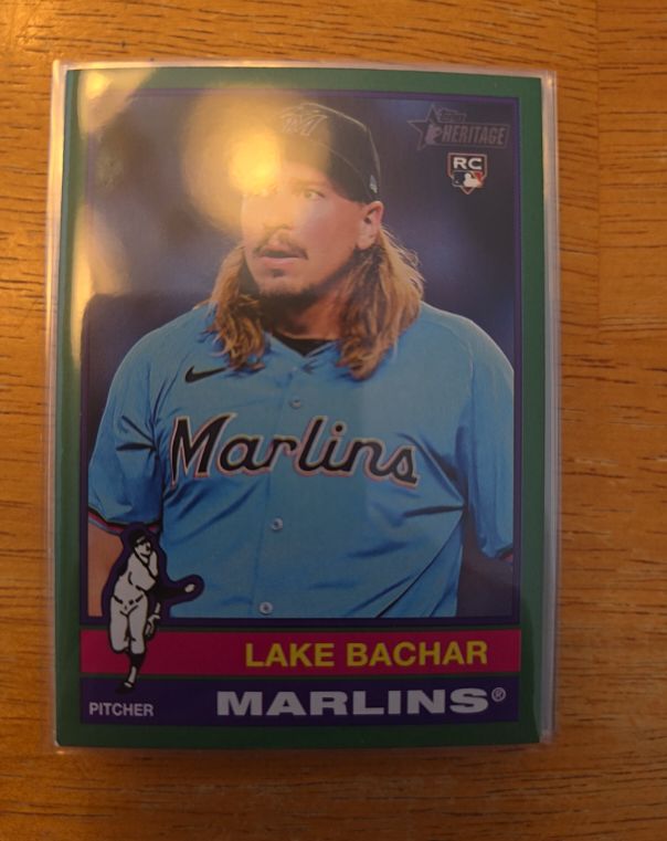 2025 Topps Heritage #254 Lake Bachar — front
