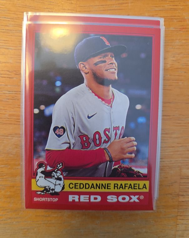 2025 Topps Heritage #126 Ceddanne Rafaela — front
