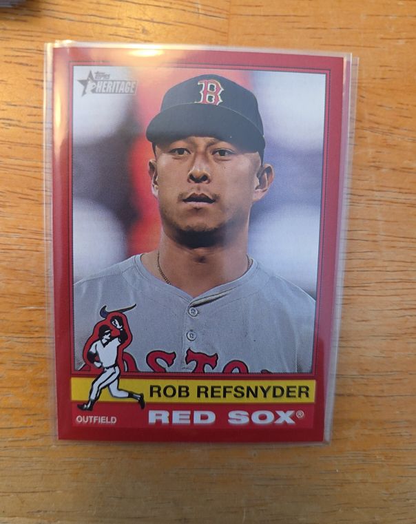 2025 Topps Heritage #213 Rob Refsnyder — front
