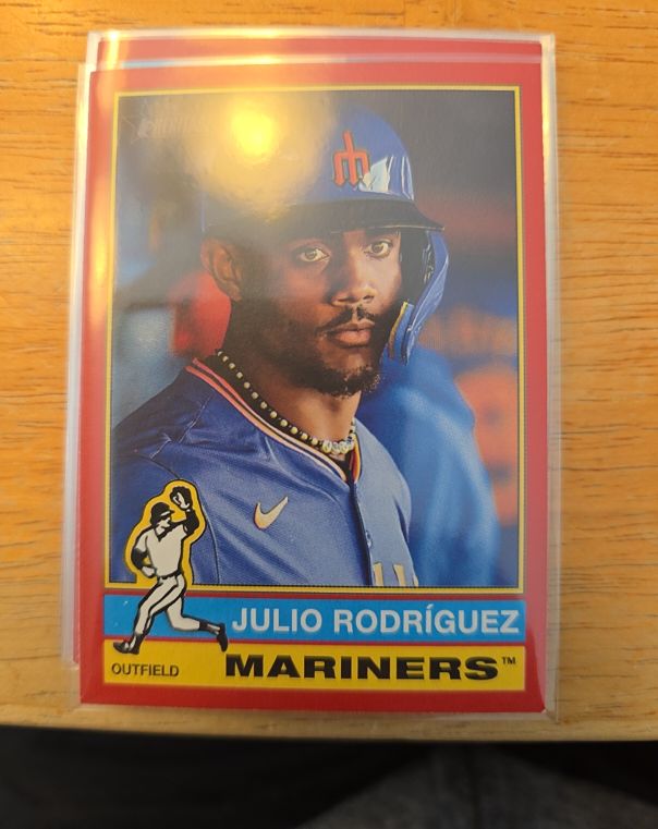 2025 Topps Heritage #369 Julio Rodríguez — front