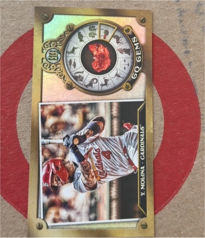 2022 Topps Gypsy Queen GQ Gems #GGM-18 Yadier Molina — front