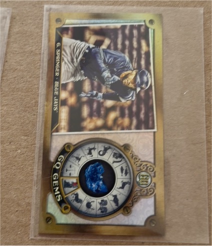 2022 Topps Gypsy Queen GQ Gems Mini #GGM-11 George Springer — front