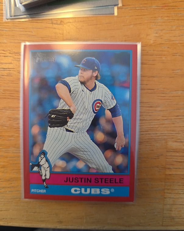 2025 Topps Heritage #403 Justin Steele — front