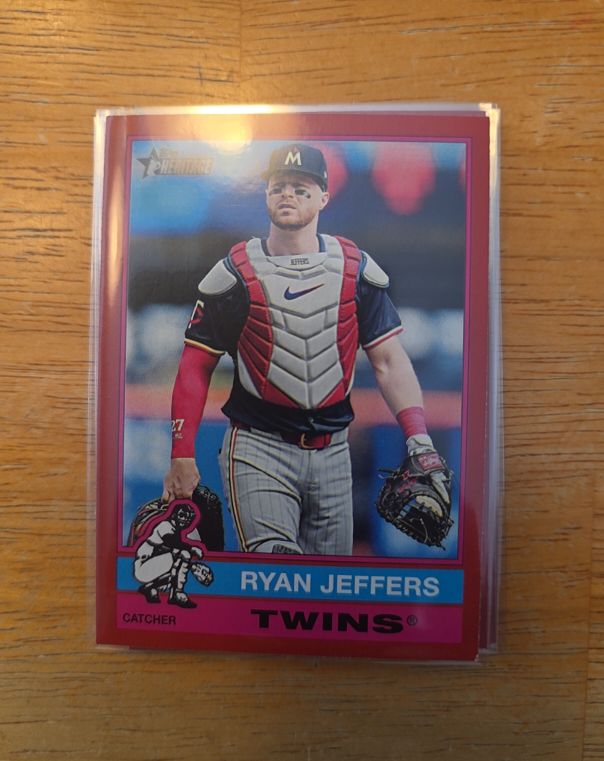 2025 Topps Heritage #424 Ryan Jeffers — front