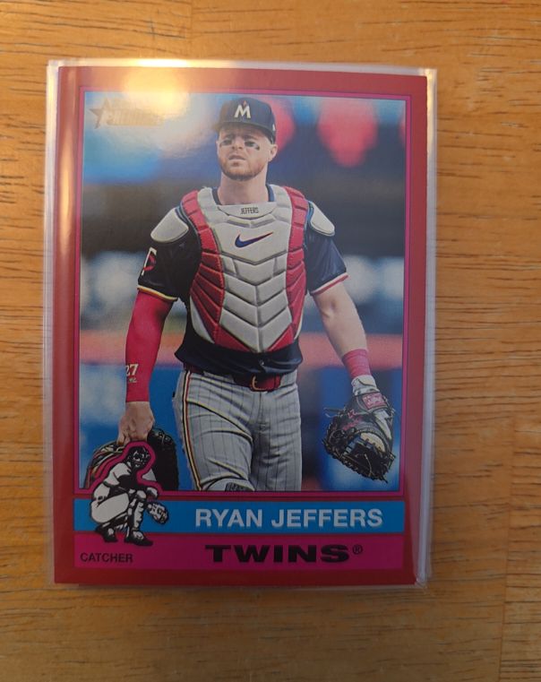 2025 Topps Heritage #424 Ryan Jeffers — front
