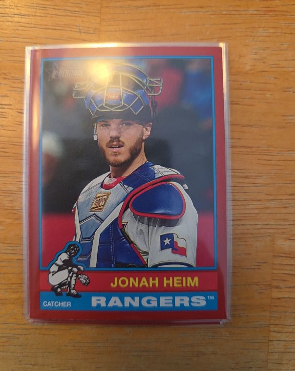 2025 Topps Heritage #436 Jonah Heim — front