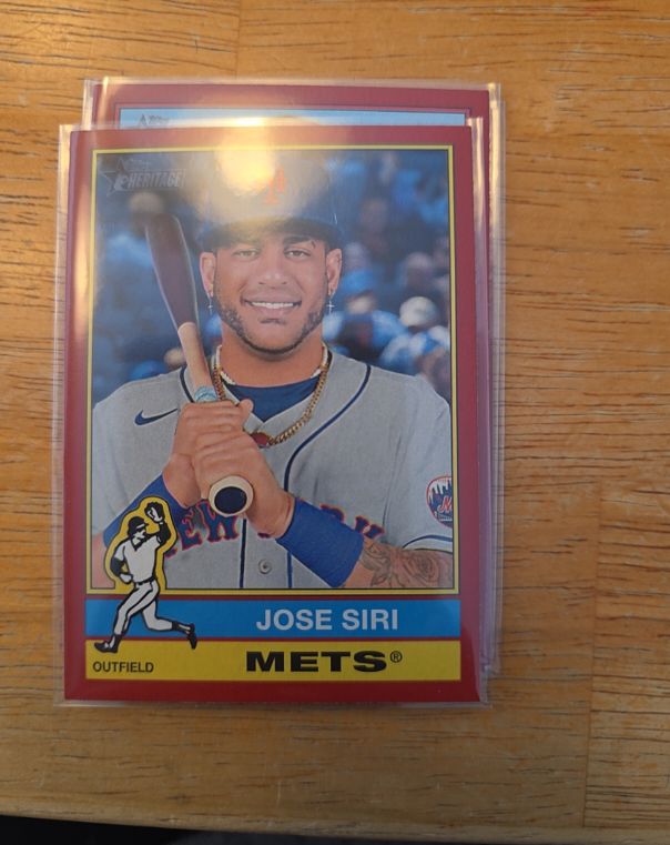 2025 Topps Heritage #460 Jose Siri — front
